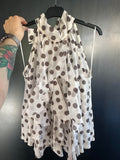 Blusa volant pois