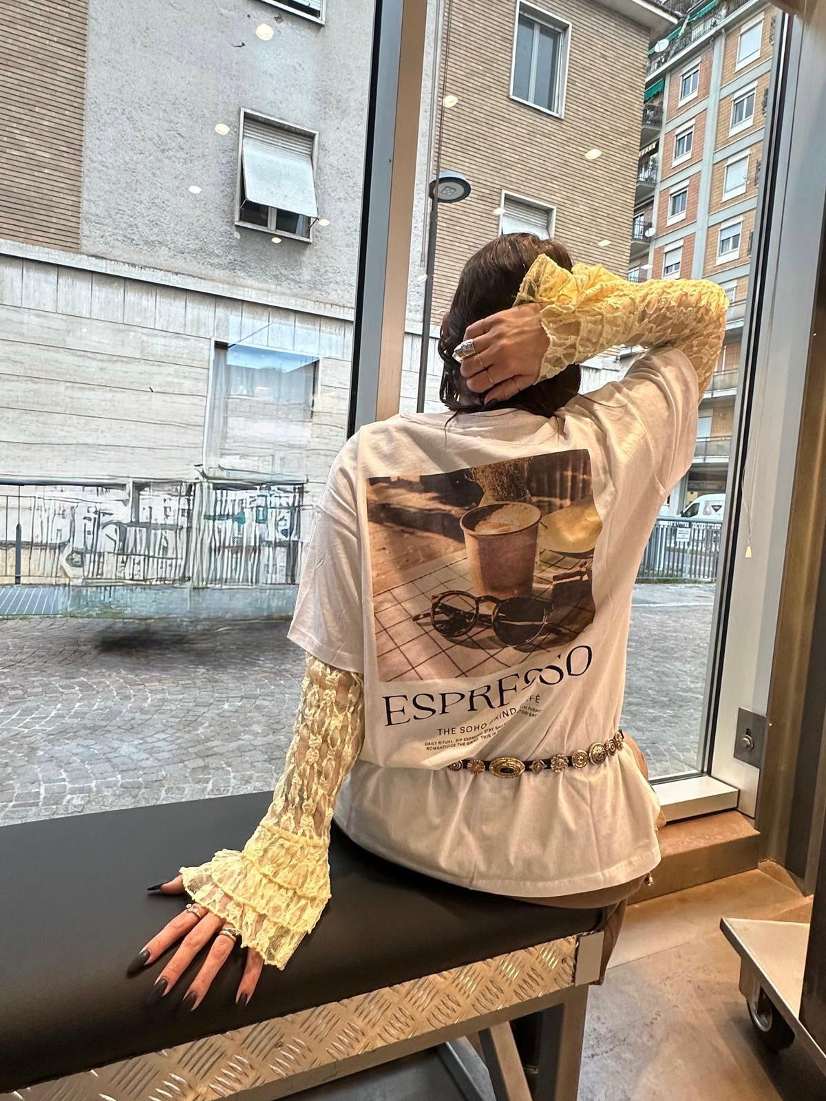 T-shirt Espresso Only