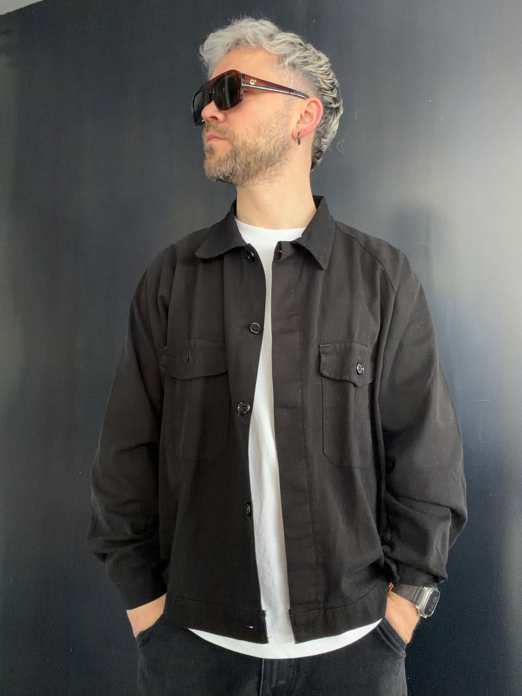 Overshirt Unisex Nero