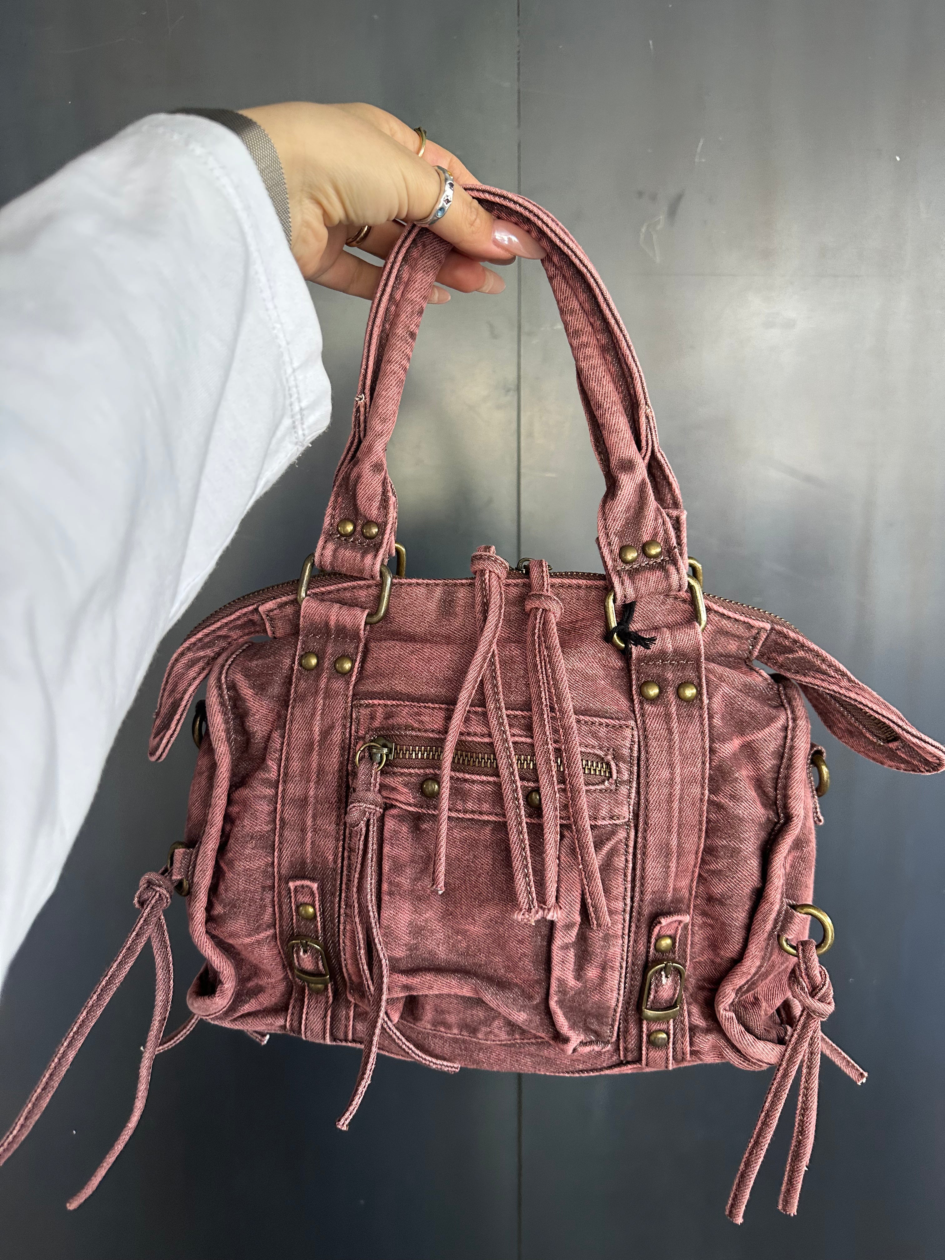Borsa denim Carlita Blanco