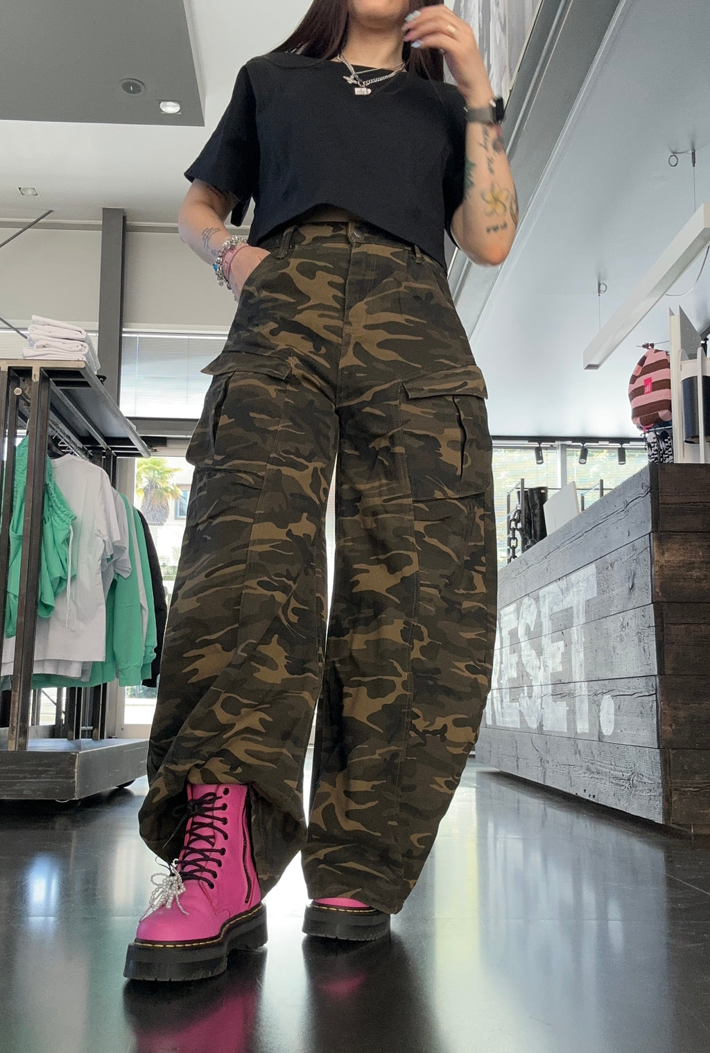 Pantalone camou