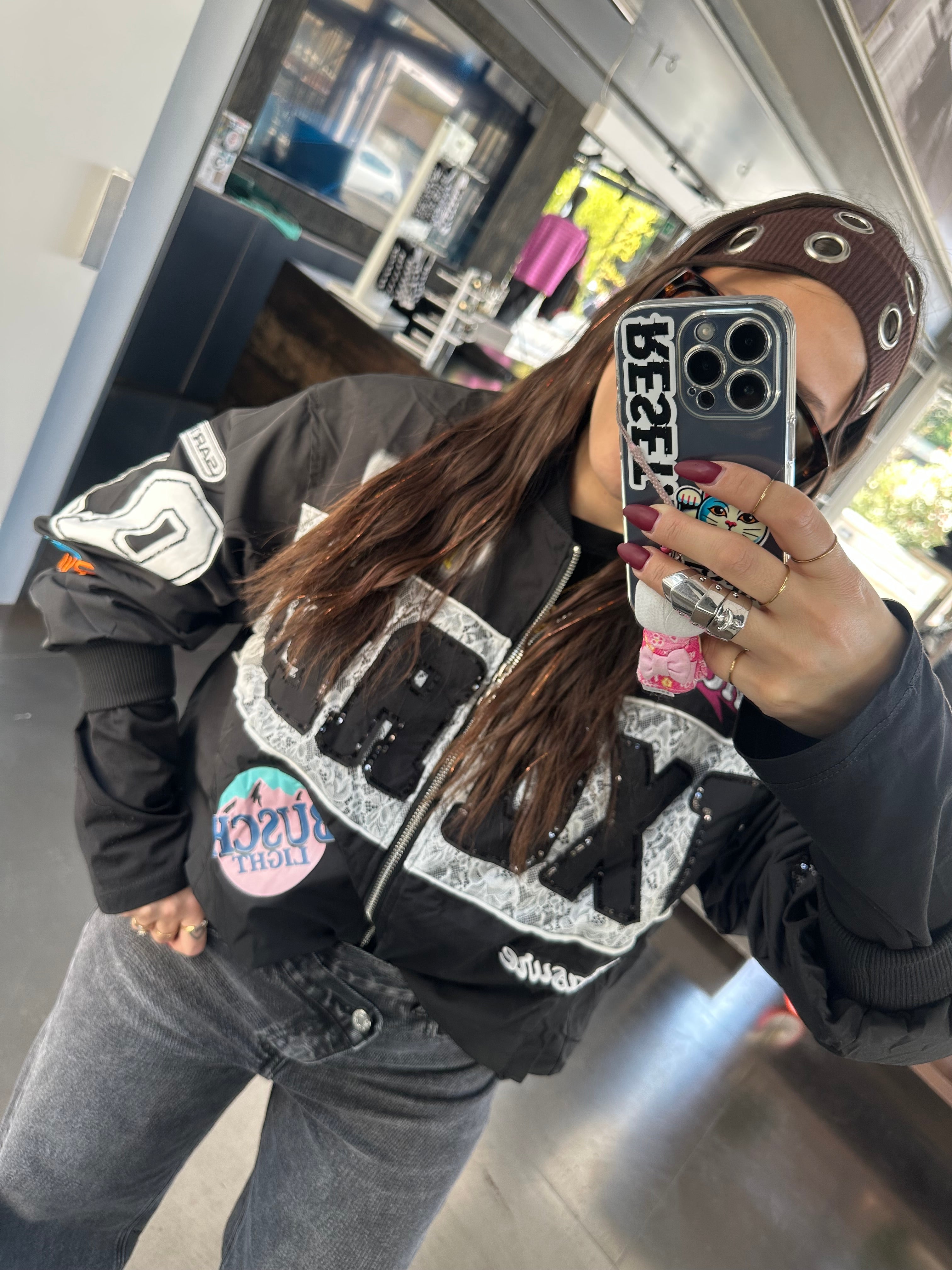Bomber Carlita Blanco