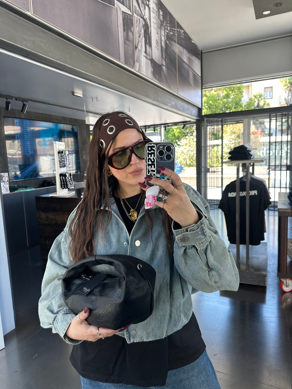 Giubbino Jeans Over Carlita Blanco