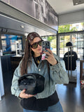 Giubbino Jeans Over Carlita Blanco