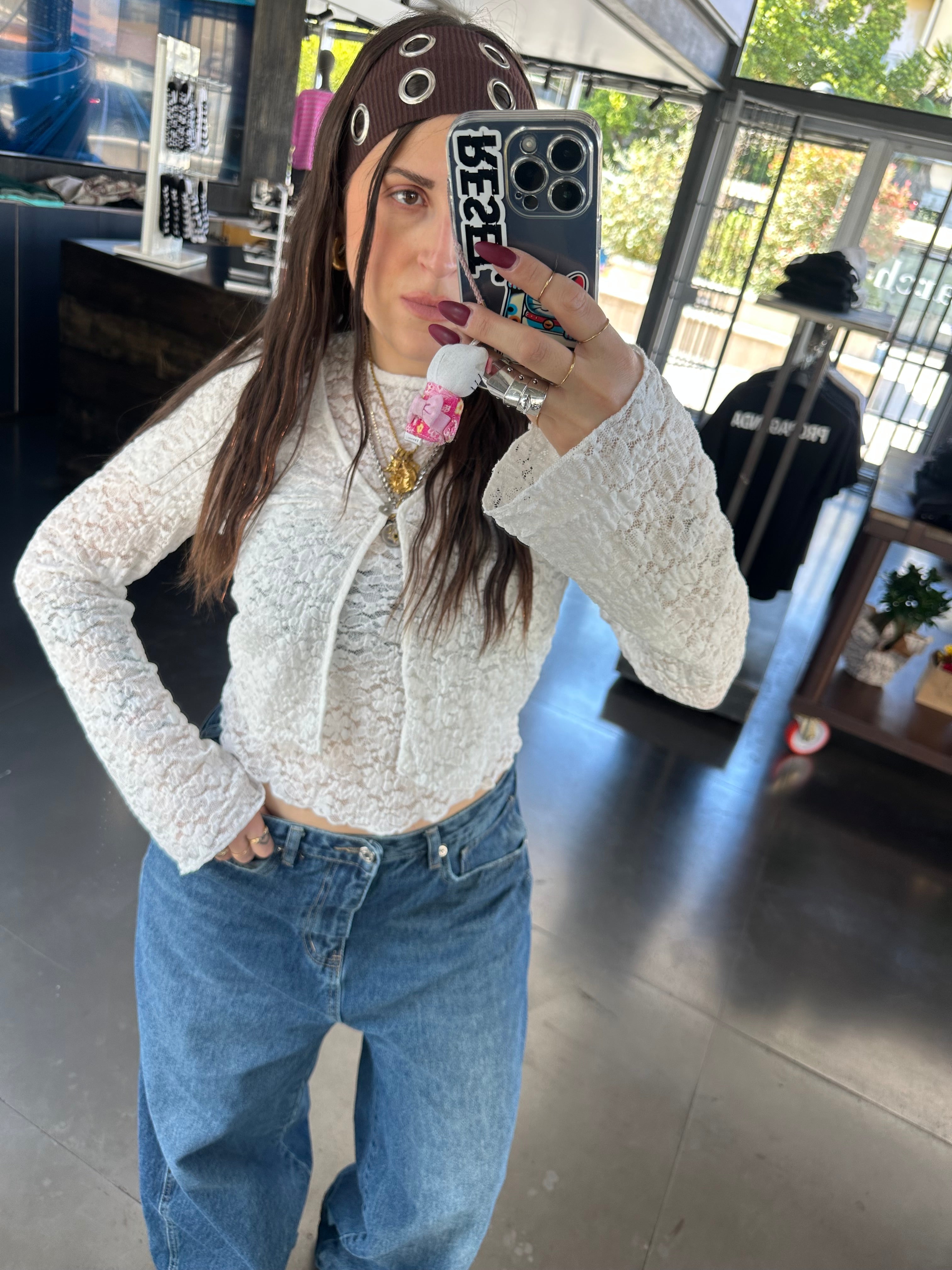 Cardigan pizzo Only