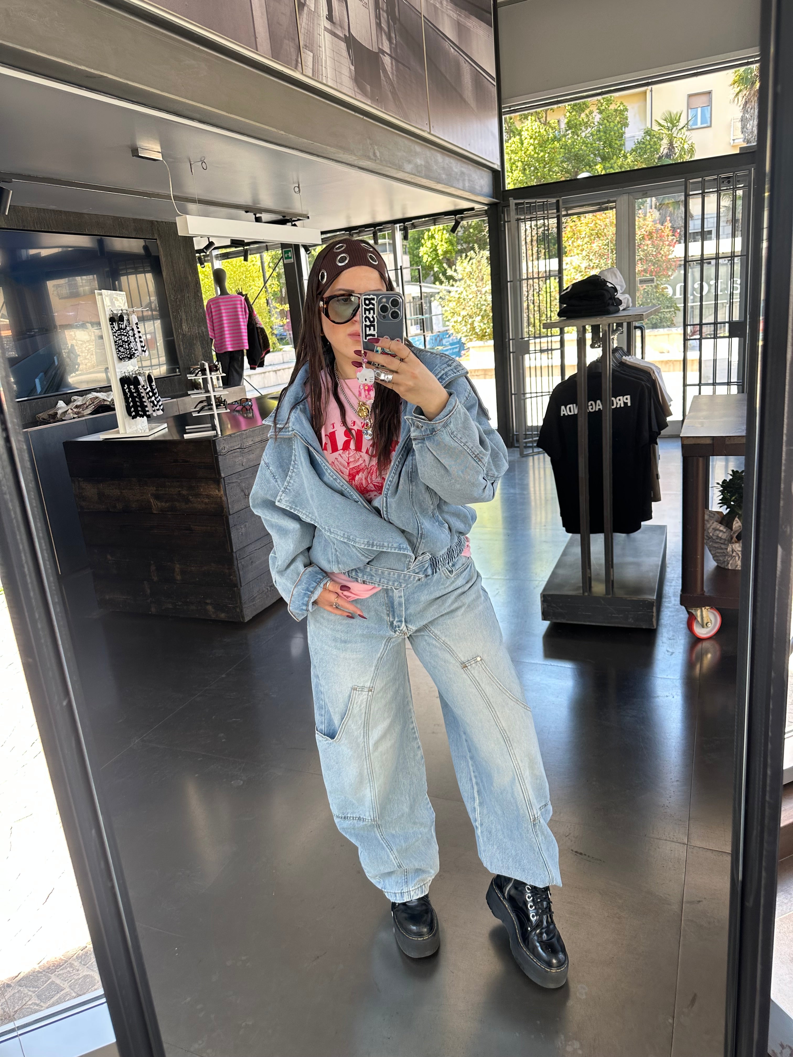Jeans baggy Carlita Blanco