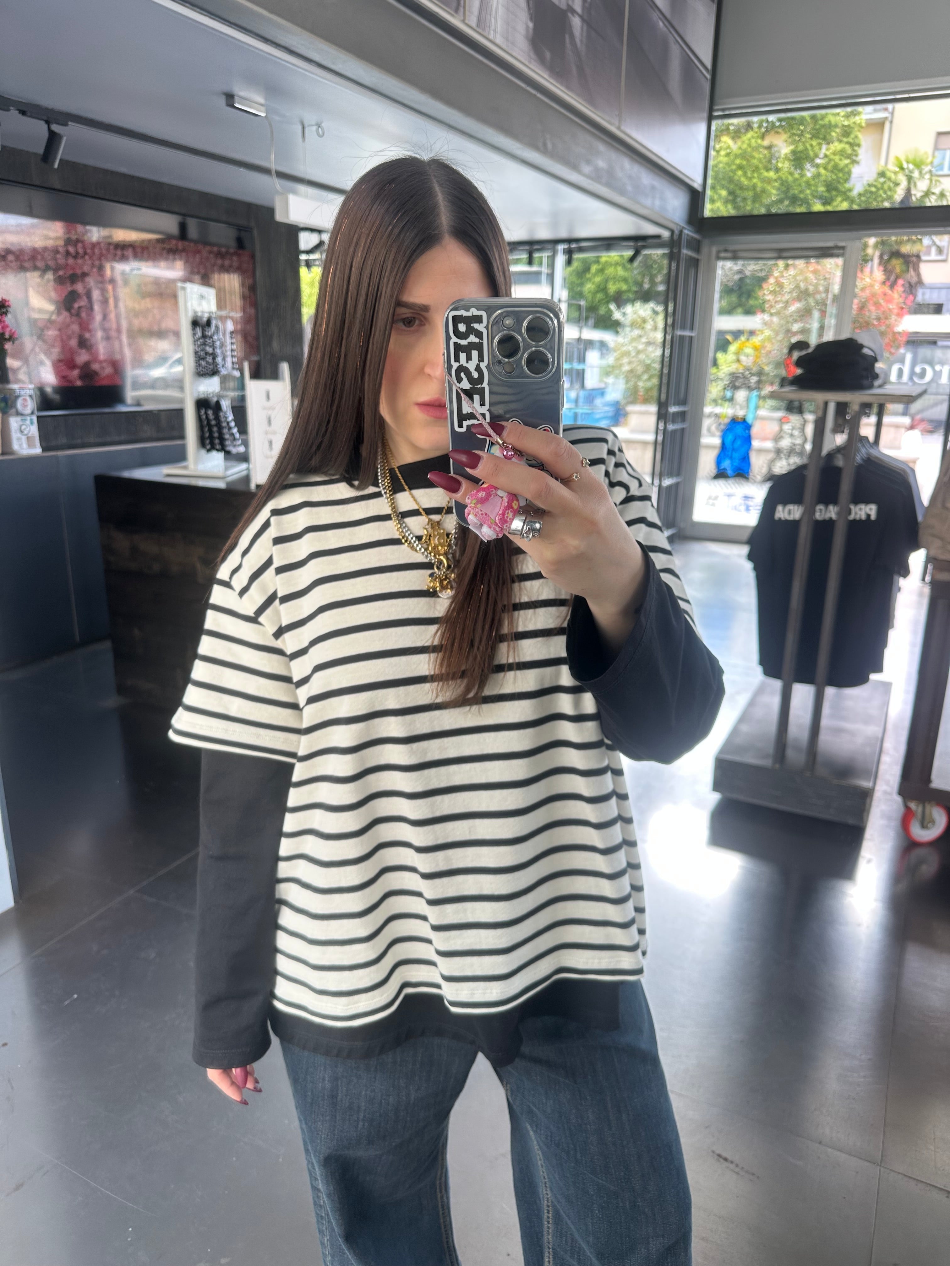 T-shirt righe Eleh