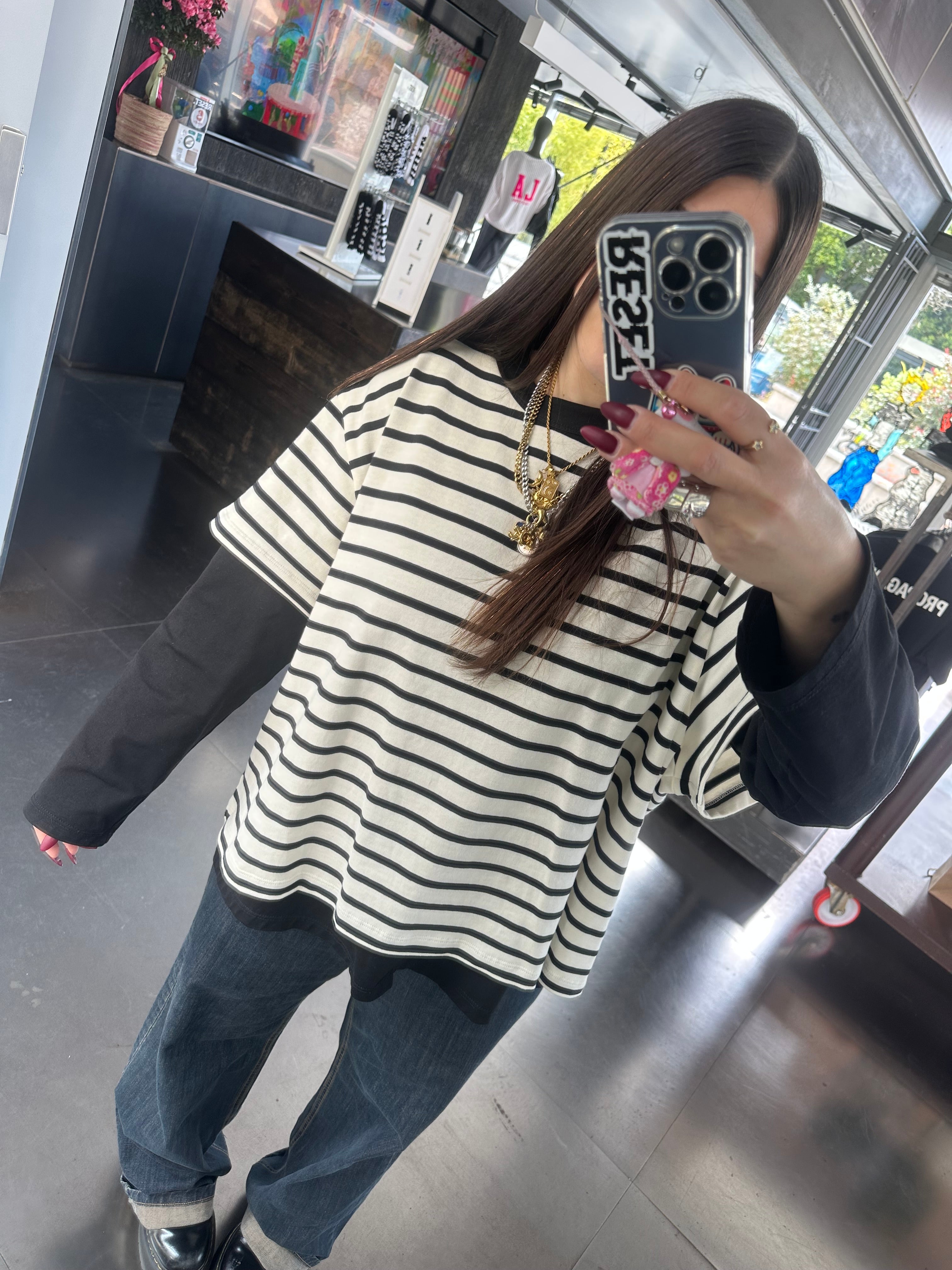 T-shirt righe Eleh