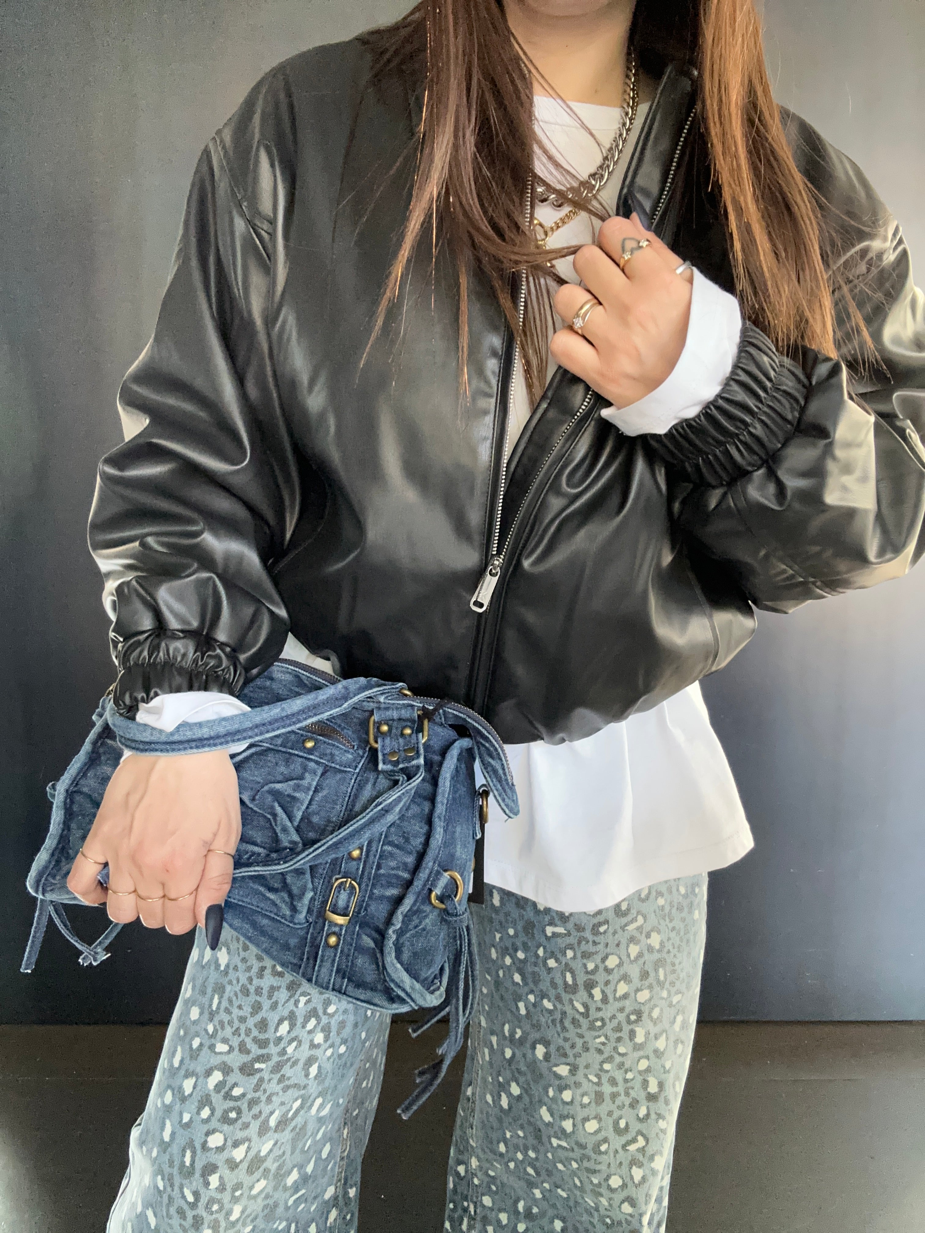 Bomber ecopelle Calvin Klein Jeans