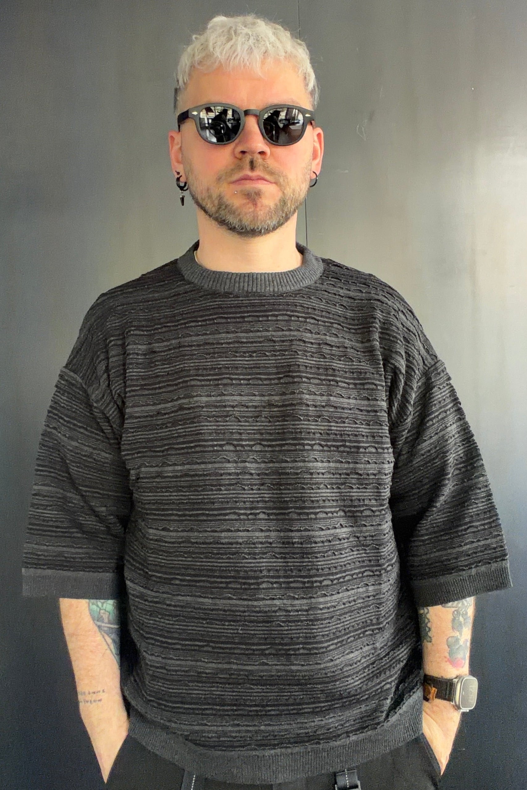 T-shirt in maglia Berna