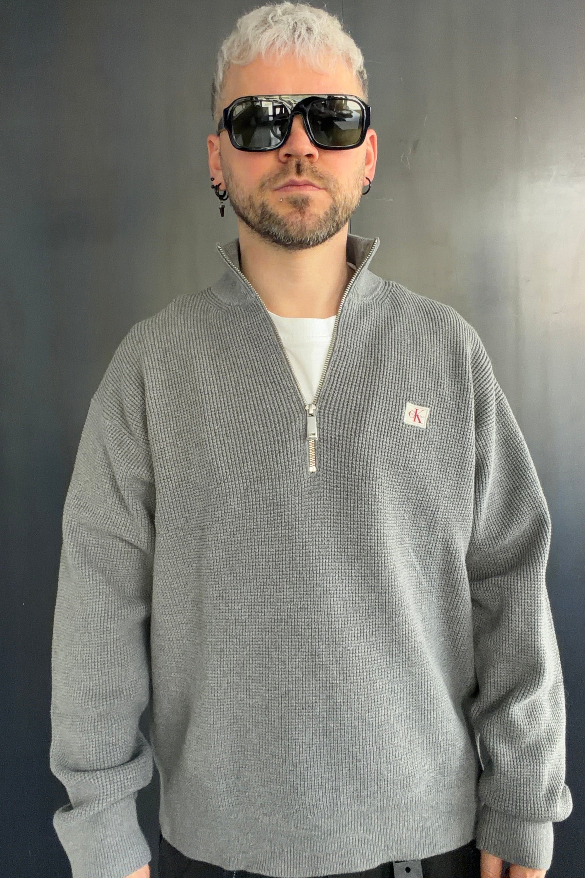Maglia quarter Zip Calvin Klein Jeans