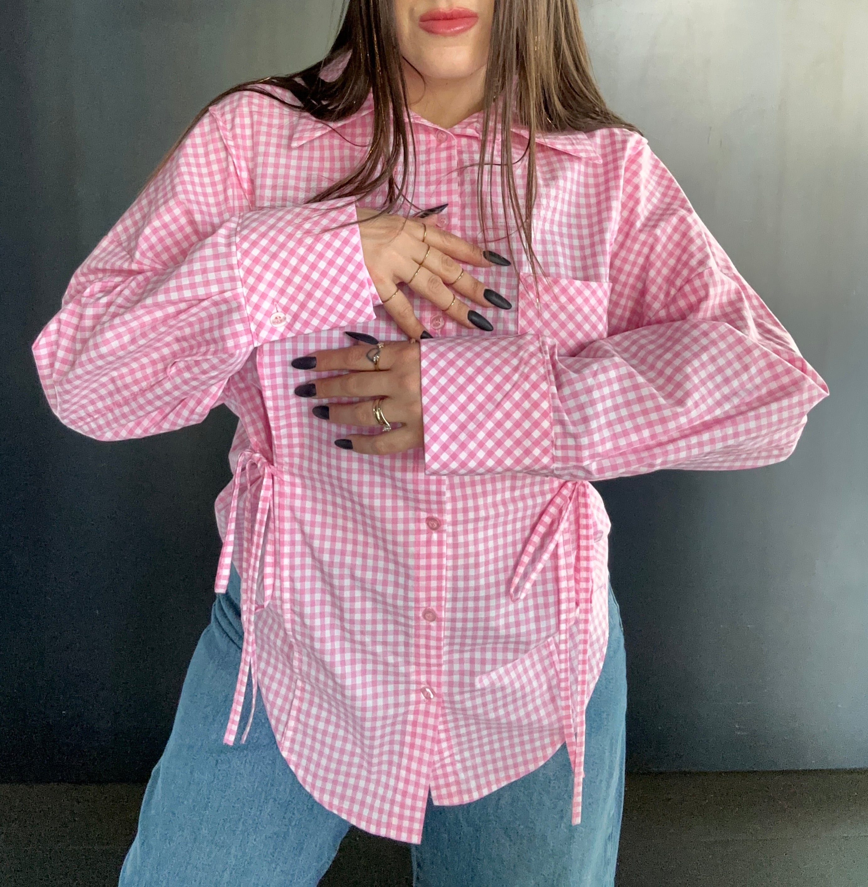 Camicia quadretti Carlita Blanco