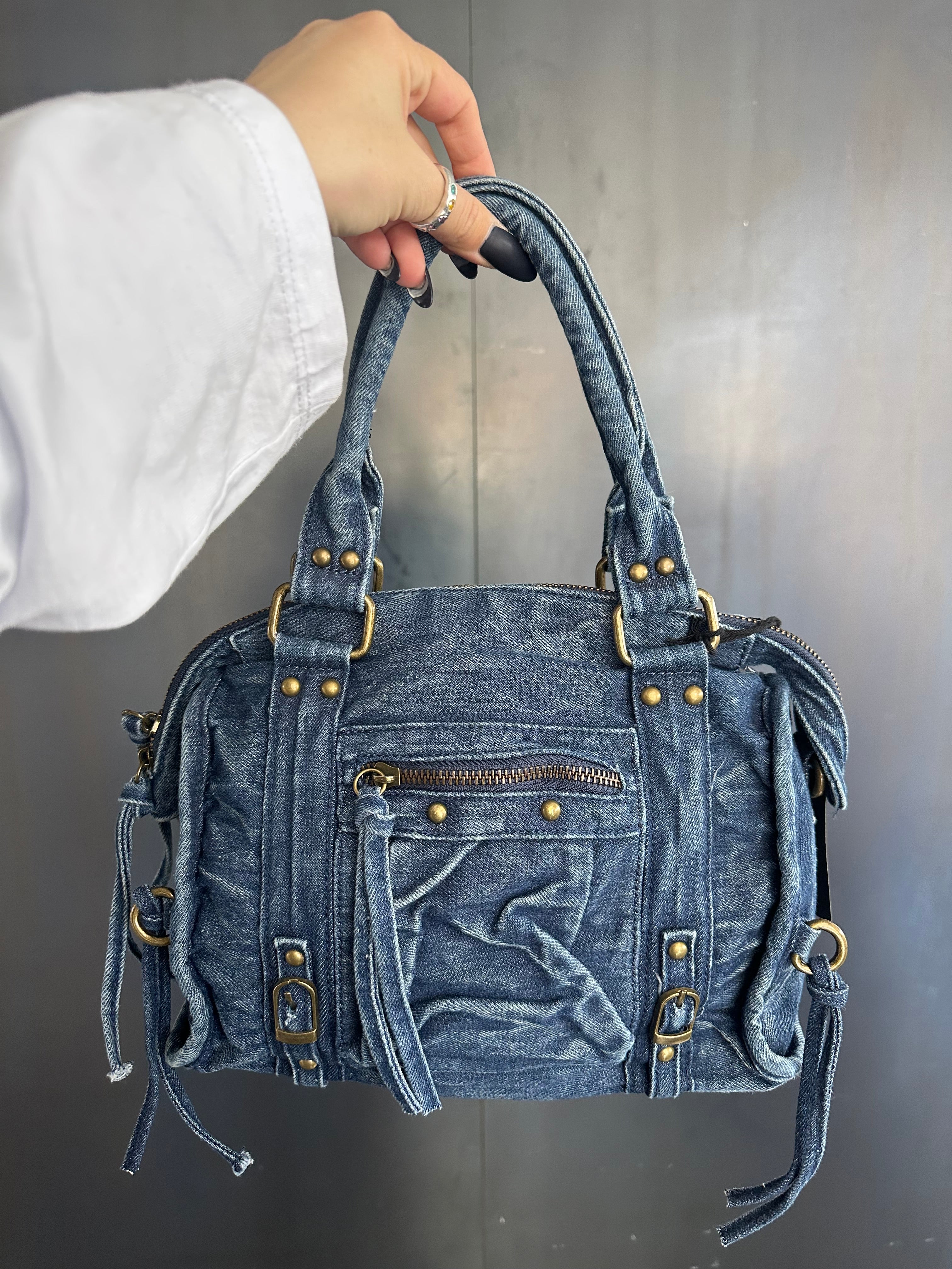Borsa denim Carlita Blanco