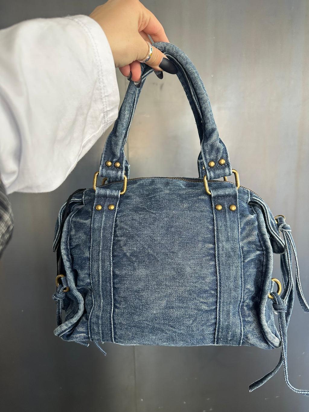 Borsa denim Carlita Blanco
