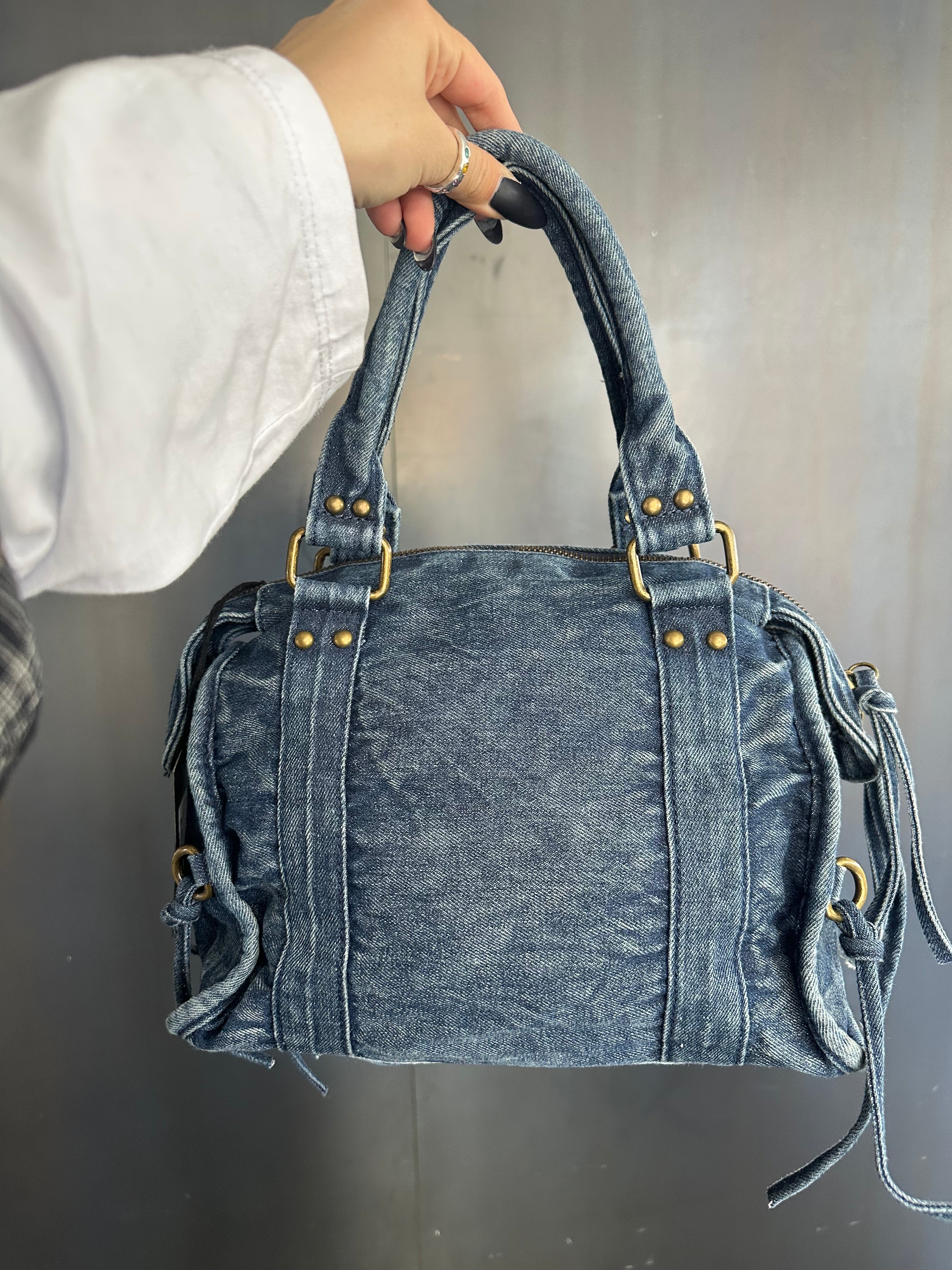 Borsa denim Carlita Blanco
