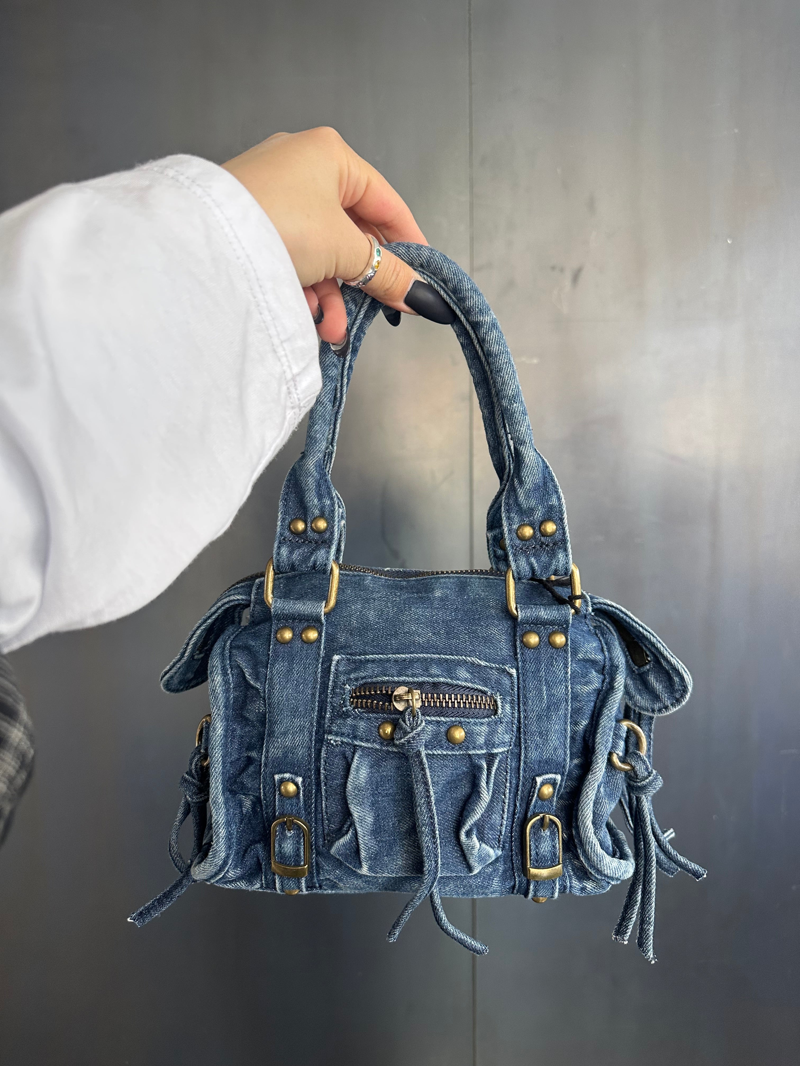 Mini bag denim Carlita Blanco