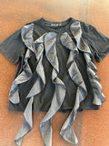 T-shirt volant Carlita Blanco