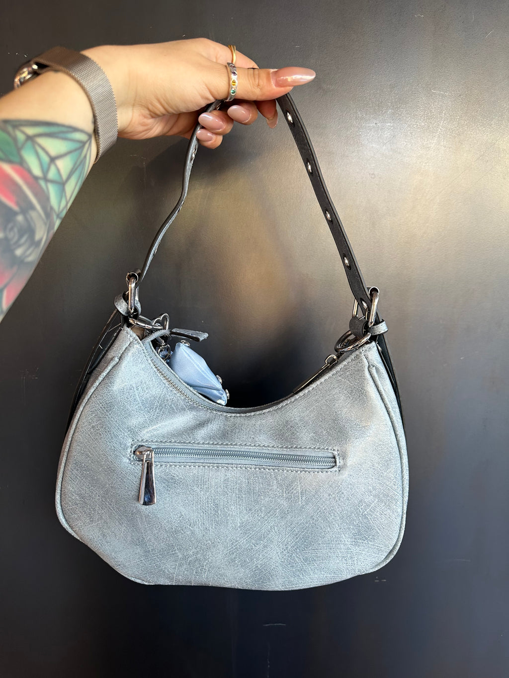 Bag mezza luna Carlita Blanco
