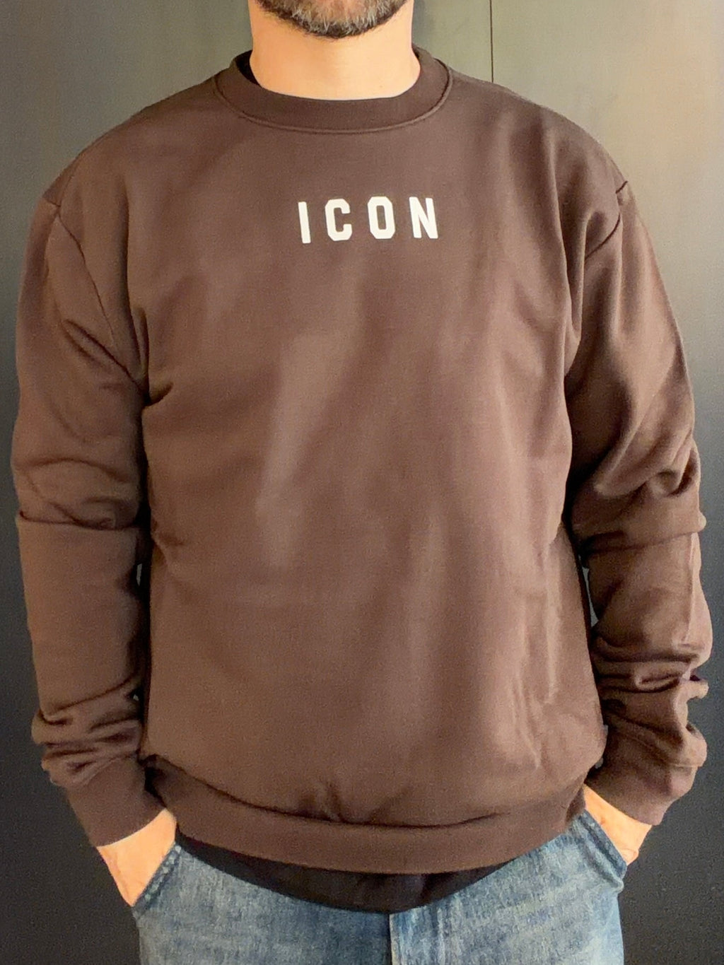 Felpa Icon Girocollo