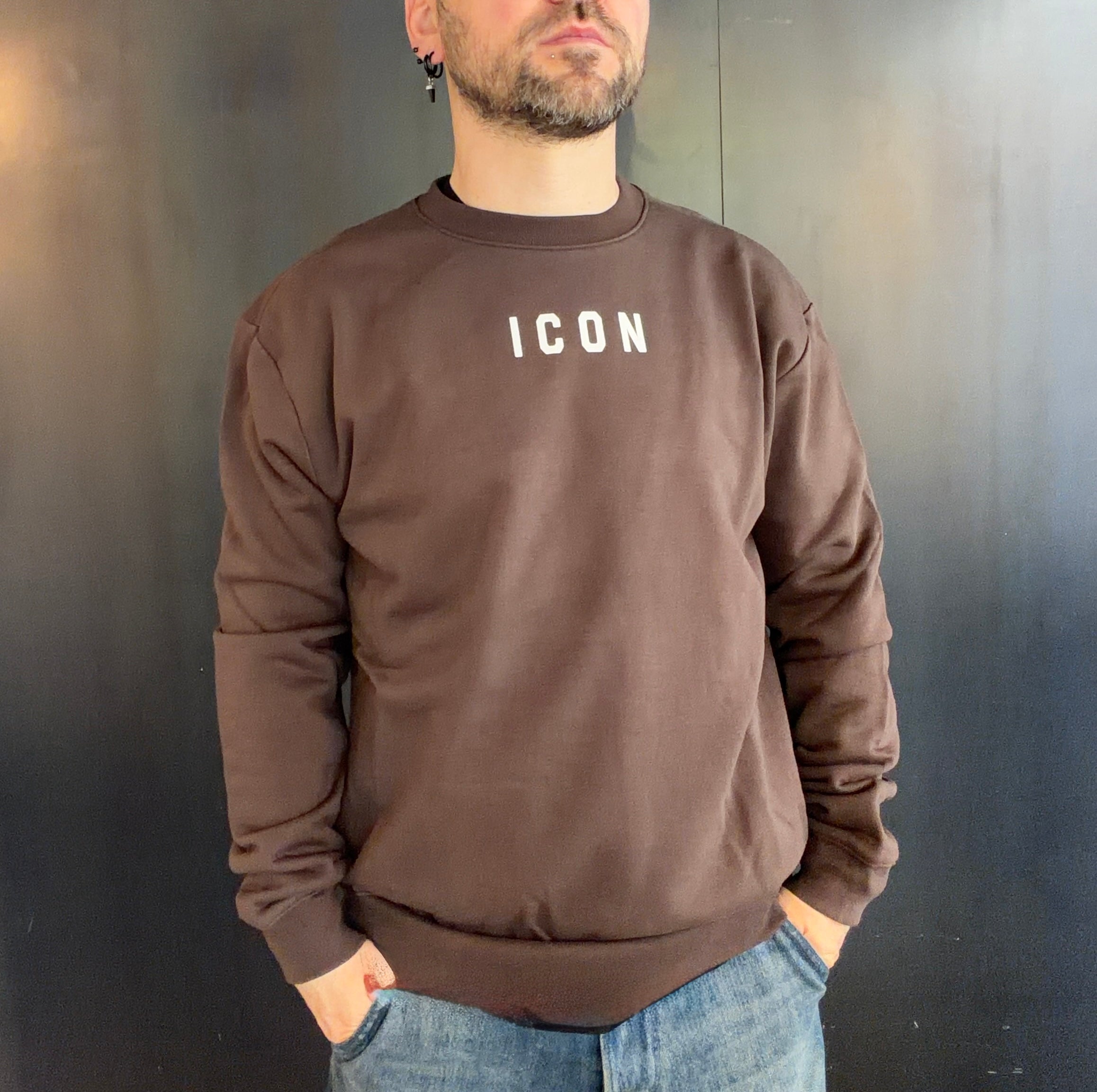 Felpa Icon Girocollo