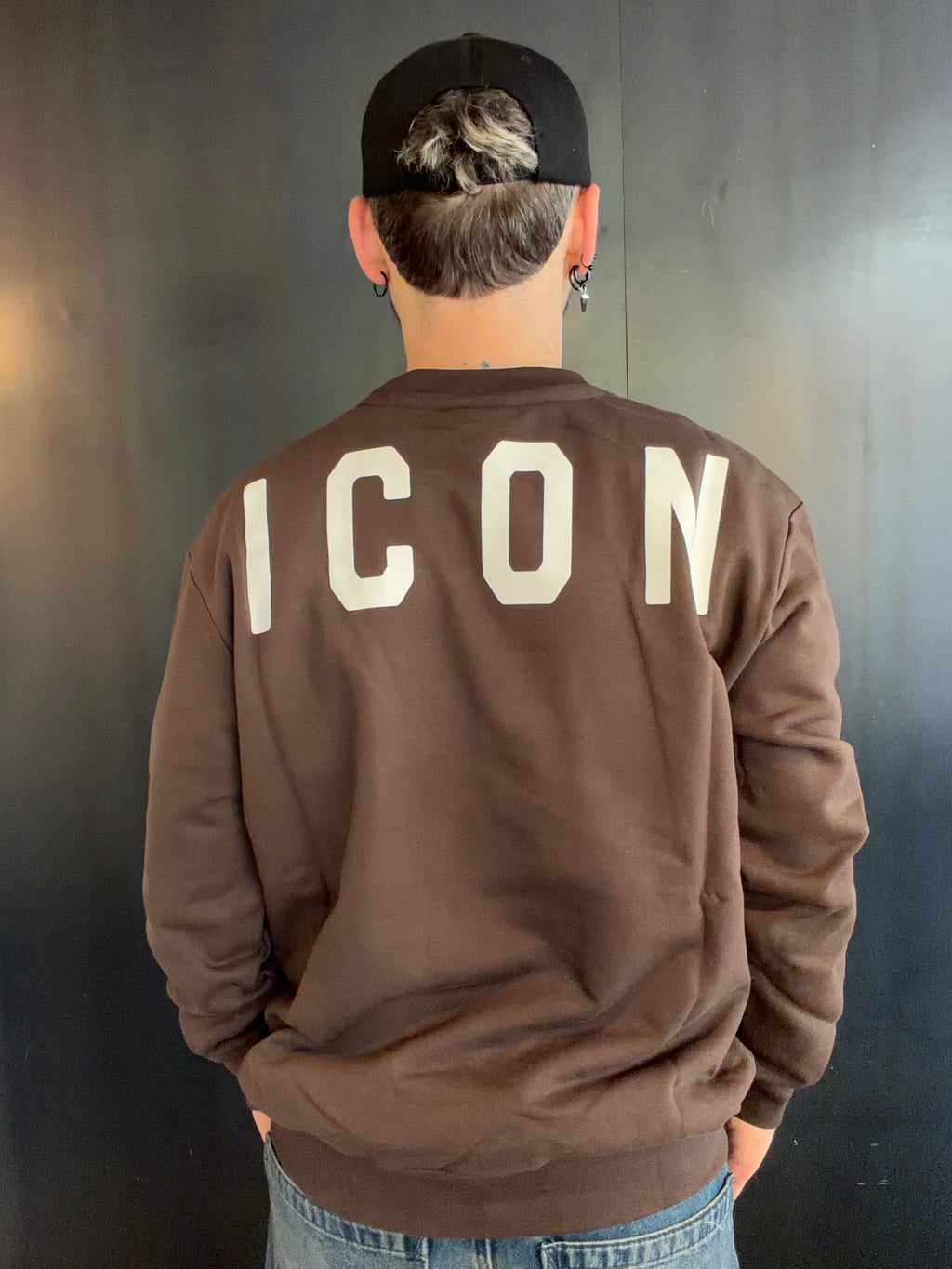 Felpa Icon Girocollo