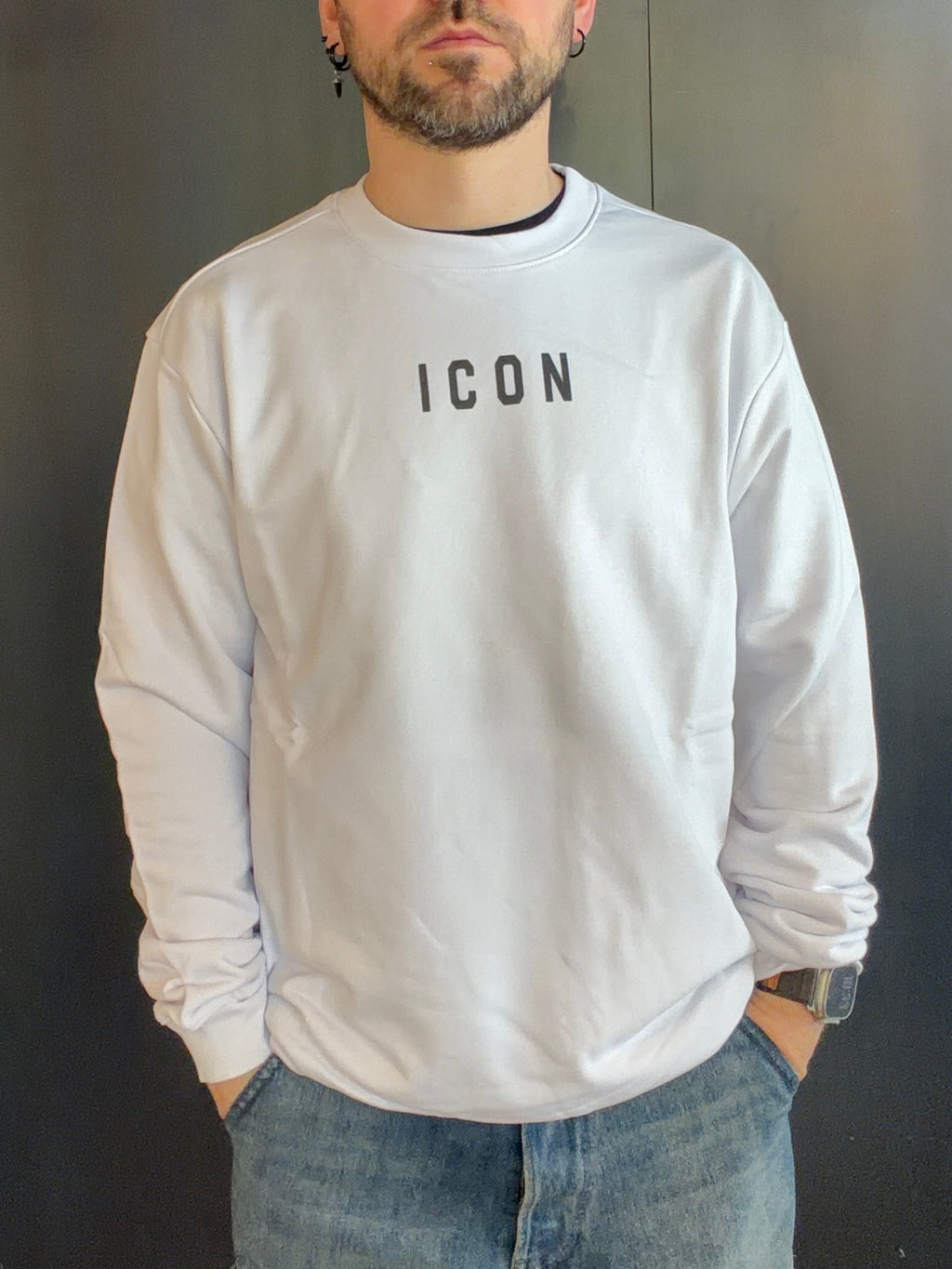 Felpa Icon Girocollo