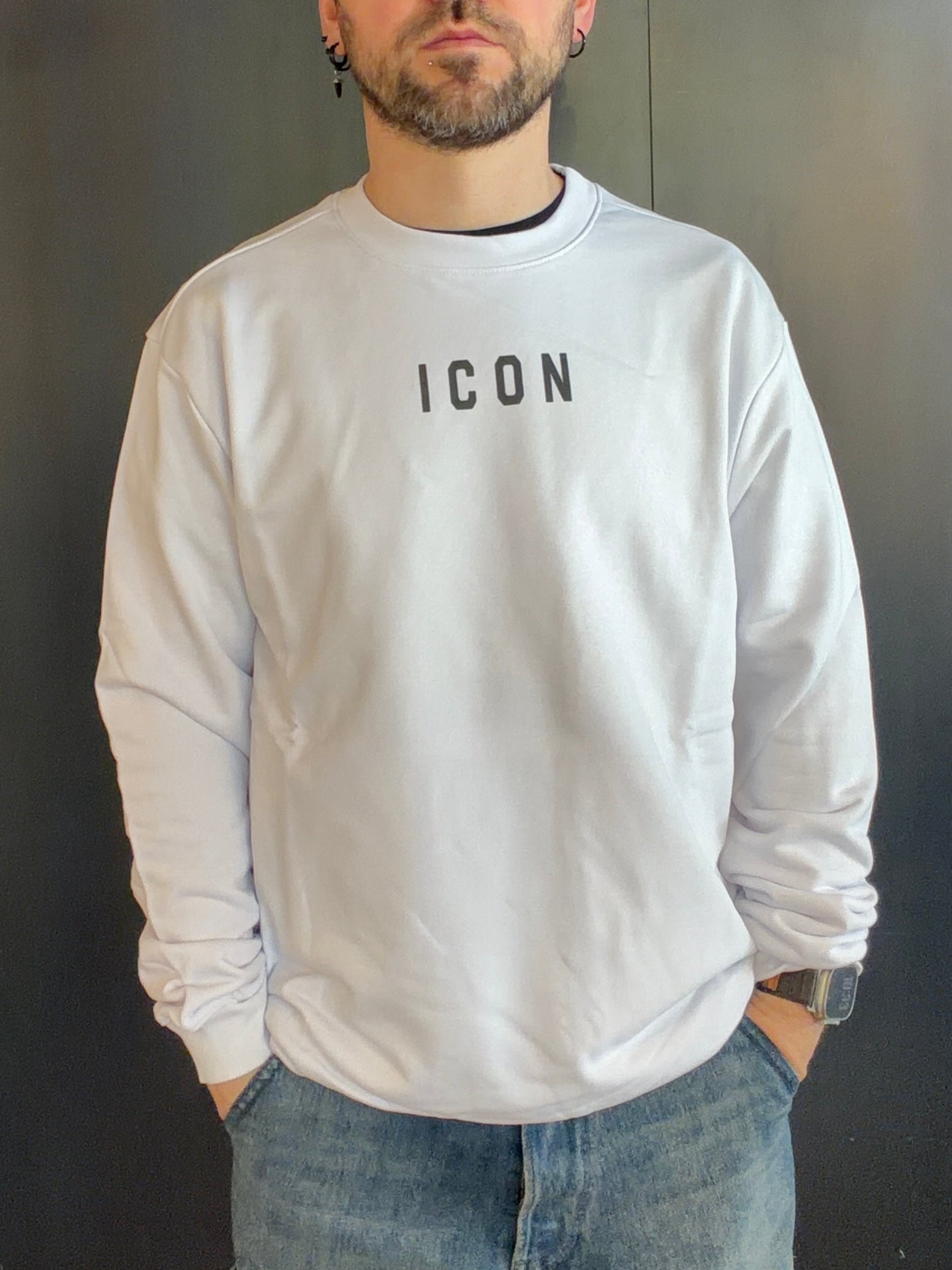 Felpa Icon Girocollo