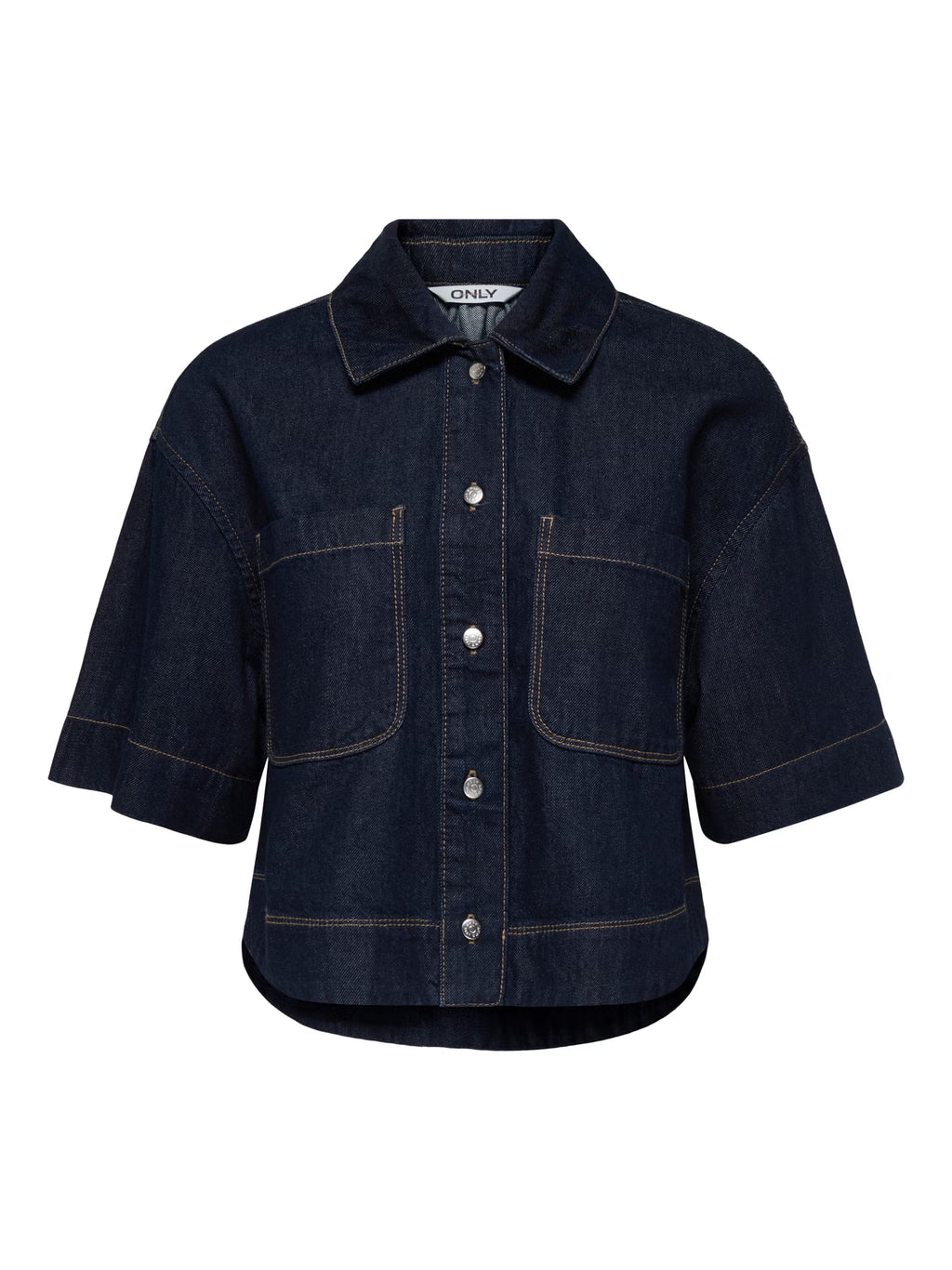 Camicia denim manica corta Only